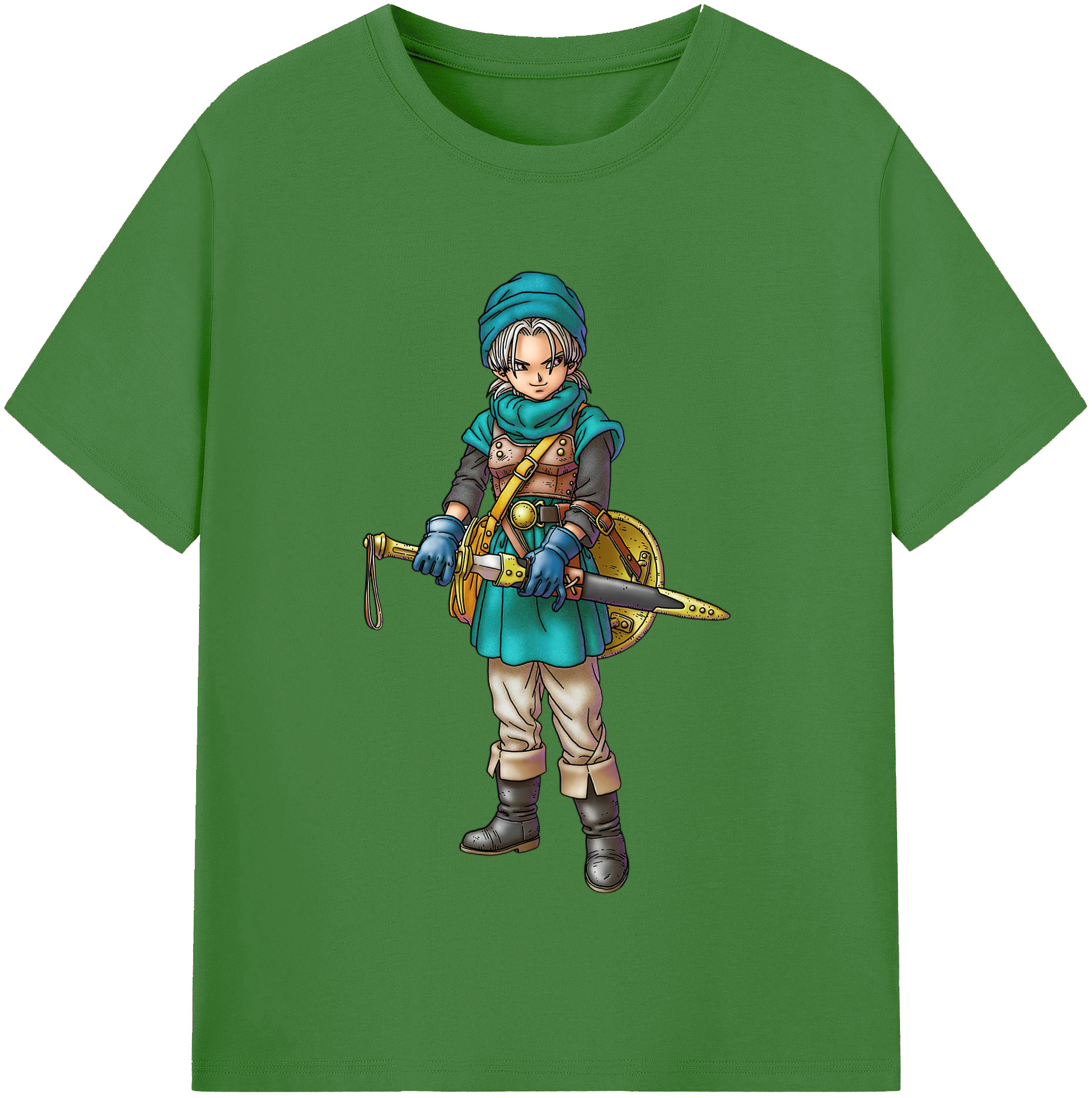 （画像用） ドラゴンクエスト Doragon Kuesuto Dragon Quest レディースカジュアルプリントTシャツ（綿100％）